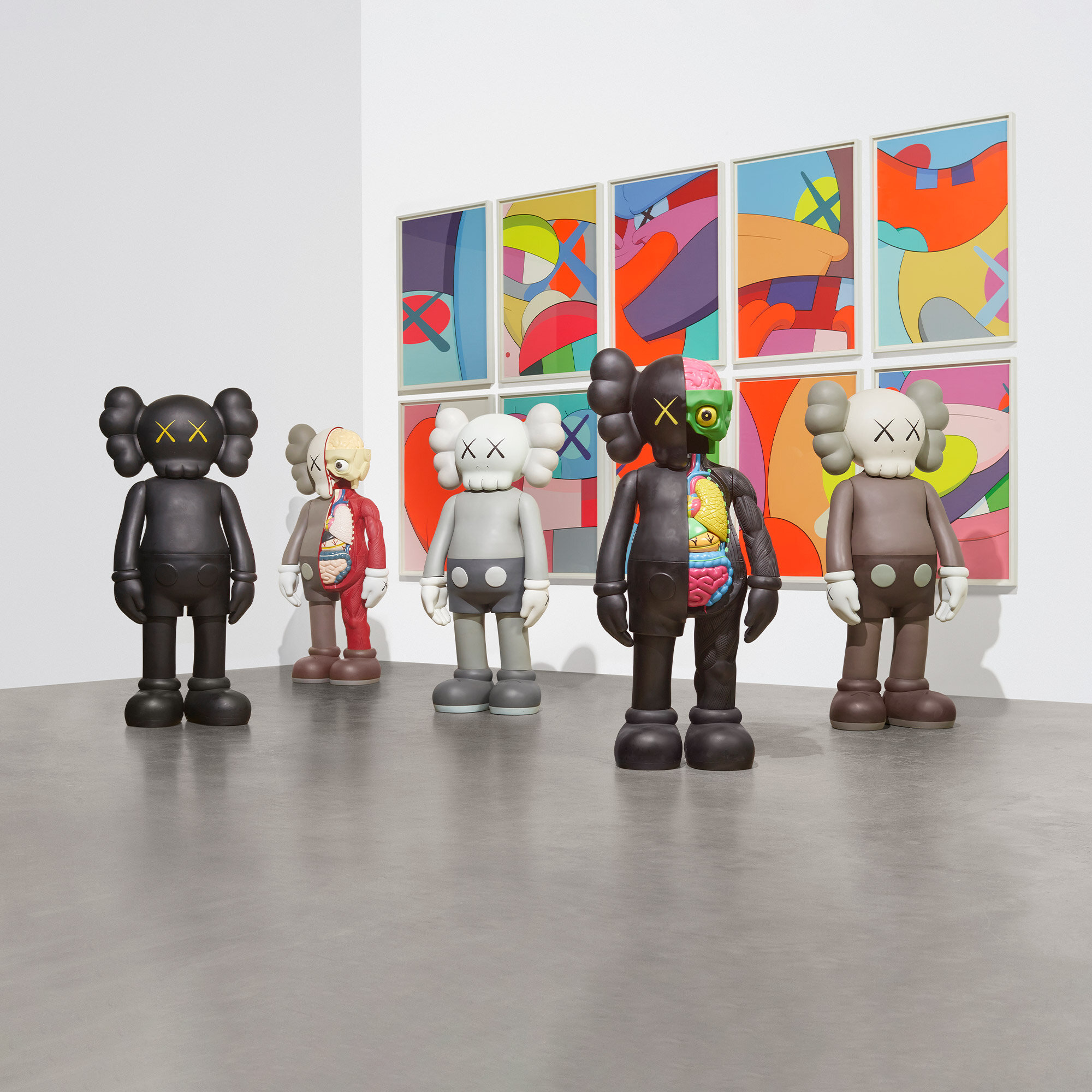 108 KAWS BRIAN DONNELLY Four Foot Dissected Companion Brown Curated KAWS 10 April 2024 Auctions Rago Auctions