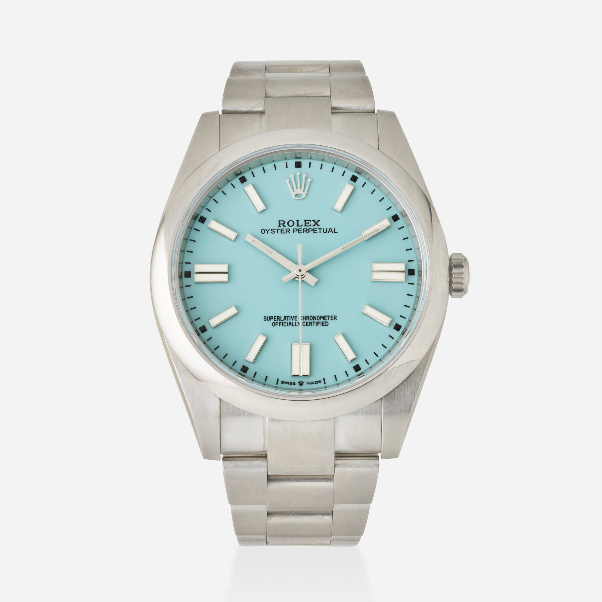 Rolex Oyster Perpetual 41 Stainless Steel - Turquoise Dial - Oyster Bracelet (Ref#124300)