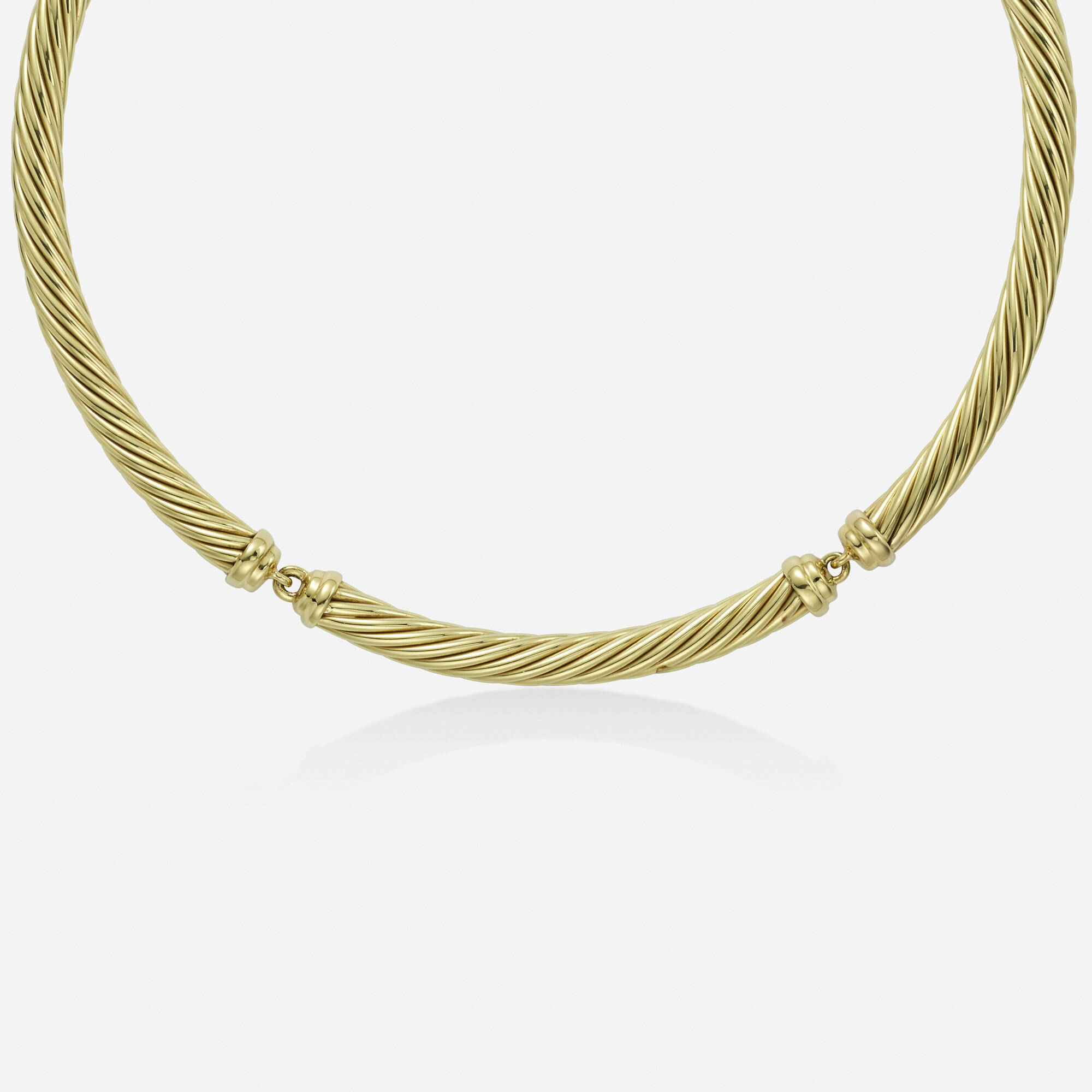 Jewelry Unlimited   120 1 Jewelry Unlimited January 2024 David Yurman Metro Gold Necklace  Rago Auction 