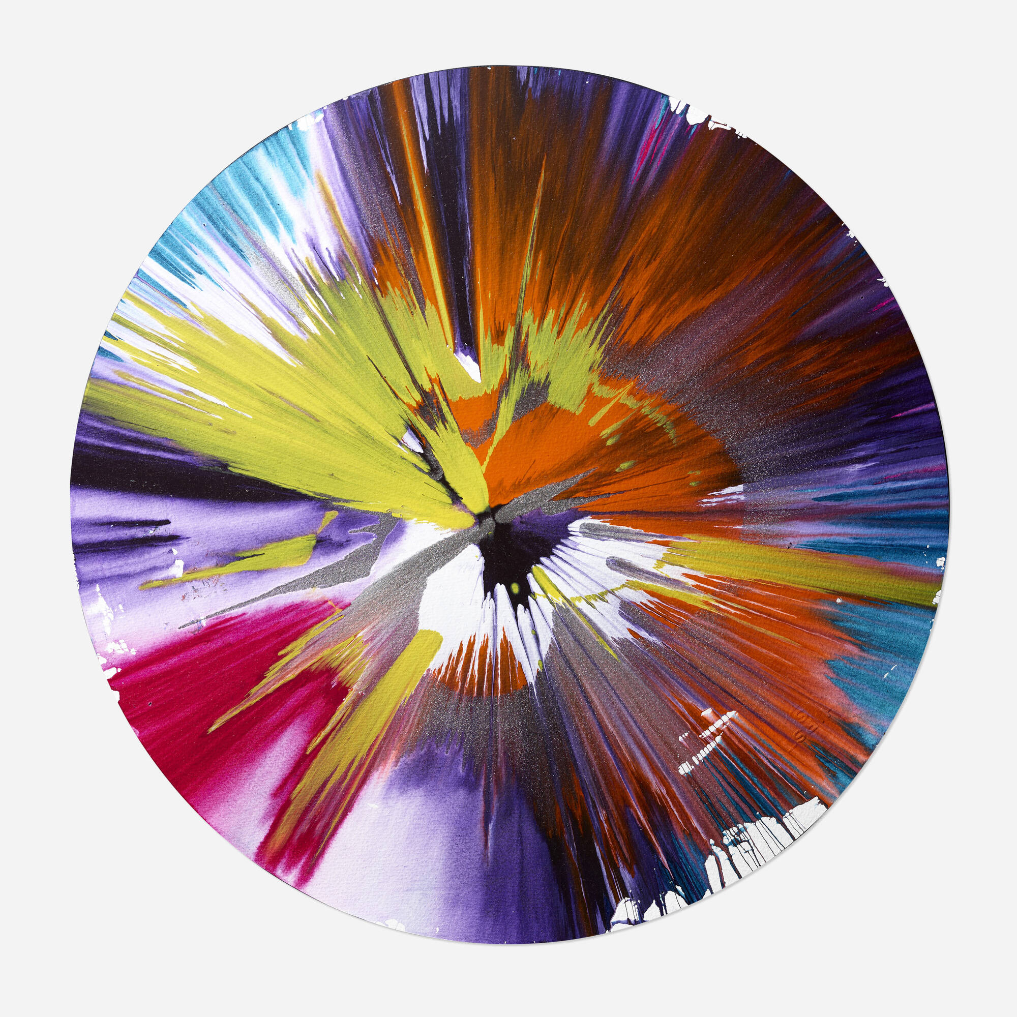 122: DAMIEN HIRST, Circle Spin Painting < 20|21 Art, 29 September