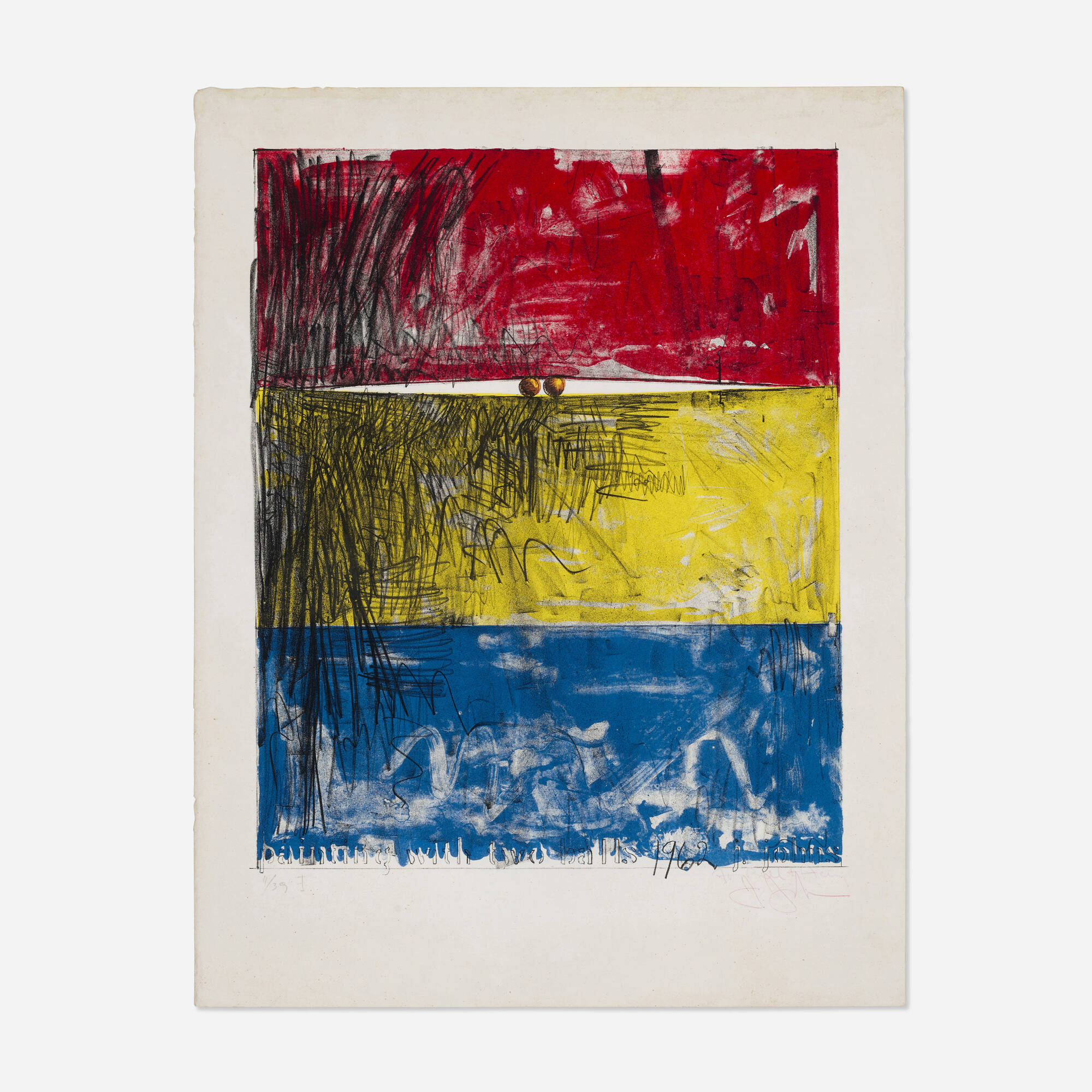 129: JASPER JOHNS, Painting with Two Balls I < The Acey and Bill 