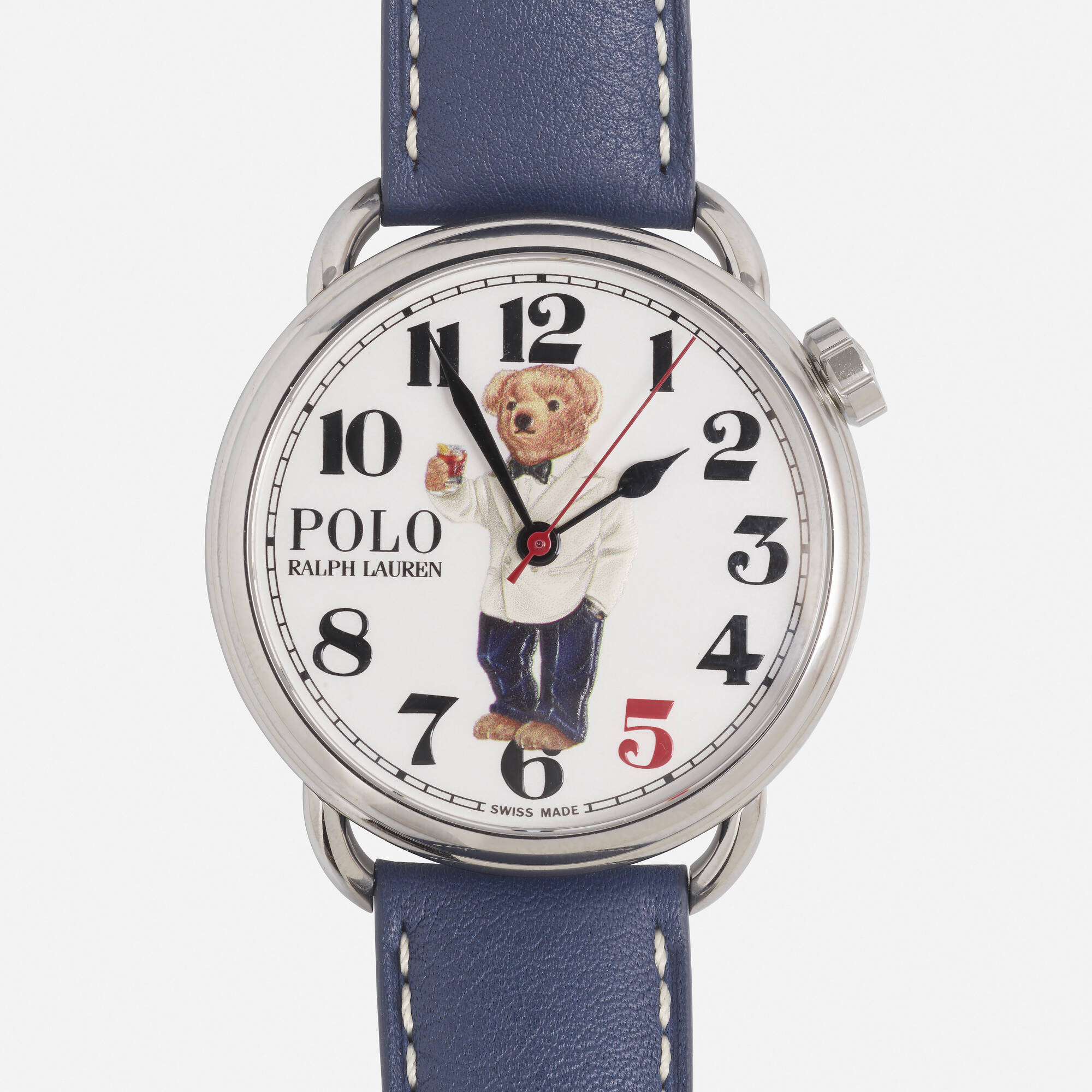 131: RALPH LAUREN, 'Bearfoot Negroni Bear for The Rake' stainless steel  wristwatch < Watches, 5 May 2022 < Auctions | Rago Auctions