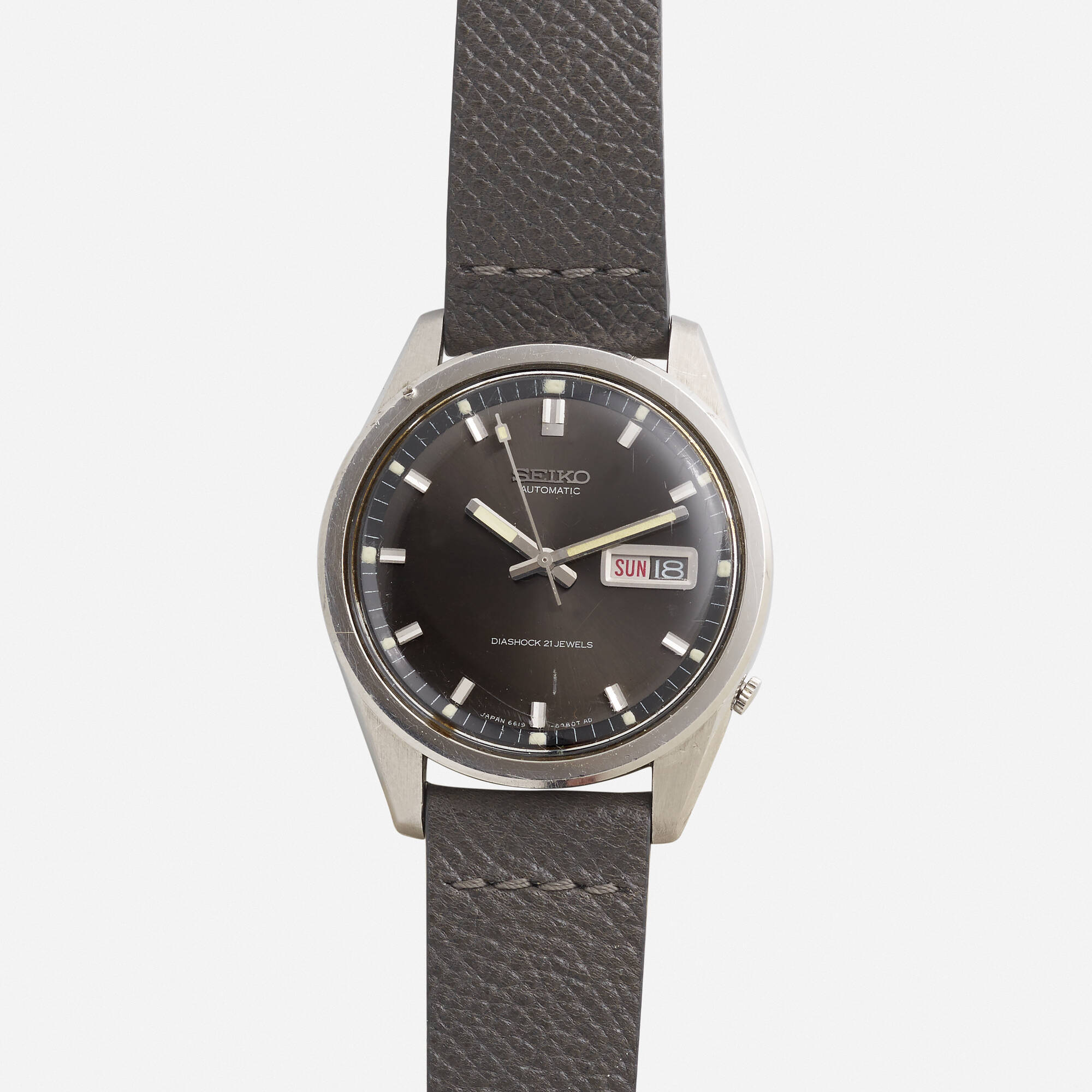146: SEIKO, 'Diashock' wristwatch, Ref. 6619-8280T AD < Watches 