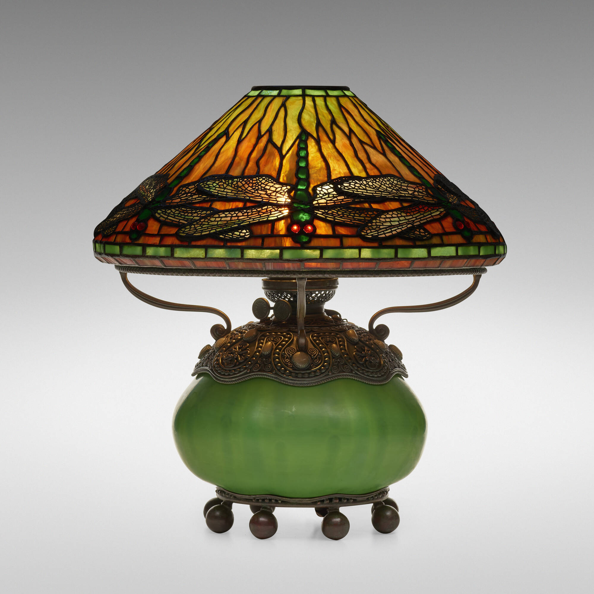 Sold at Auction: Louis Comfort Tiffany, DRAWING FOR A GLASS LAMP SHADE BY  LOUIS C TIFFANY