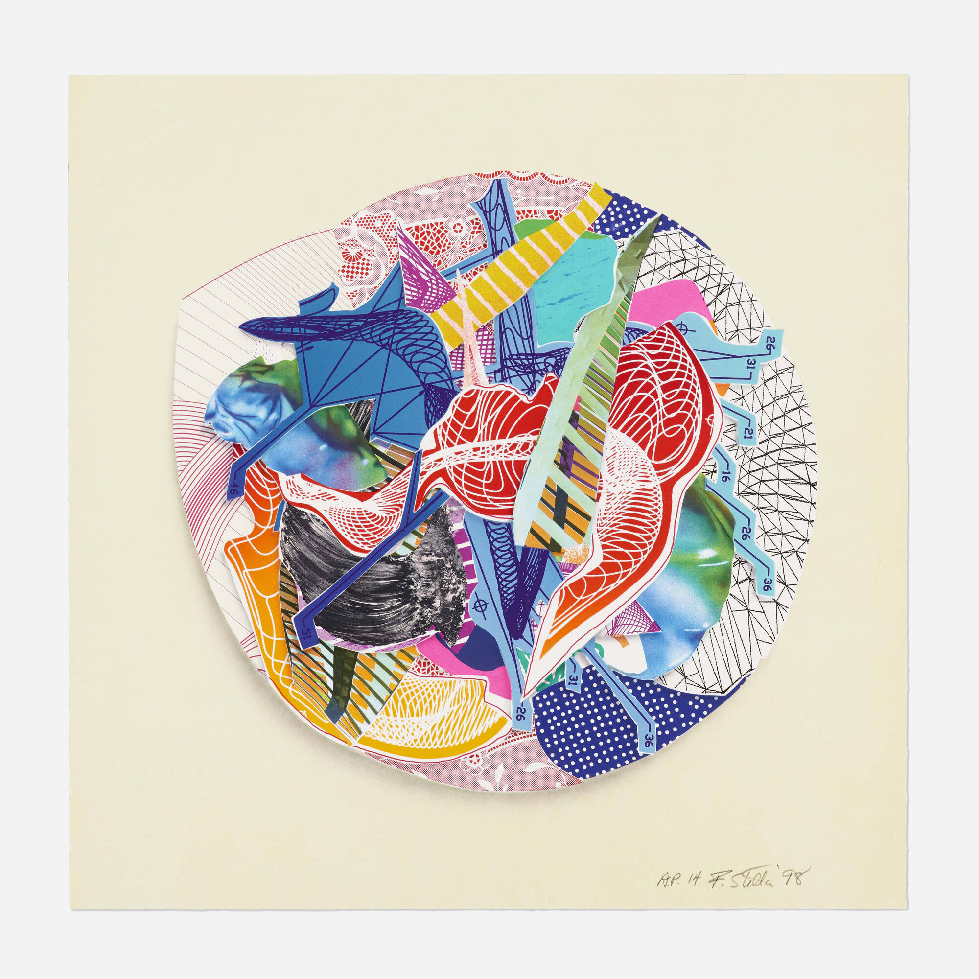 353: FRANK STELLA, Eusapia (from the Imaginary Places III