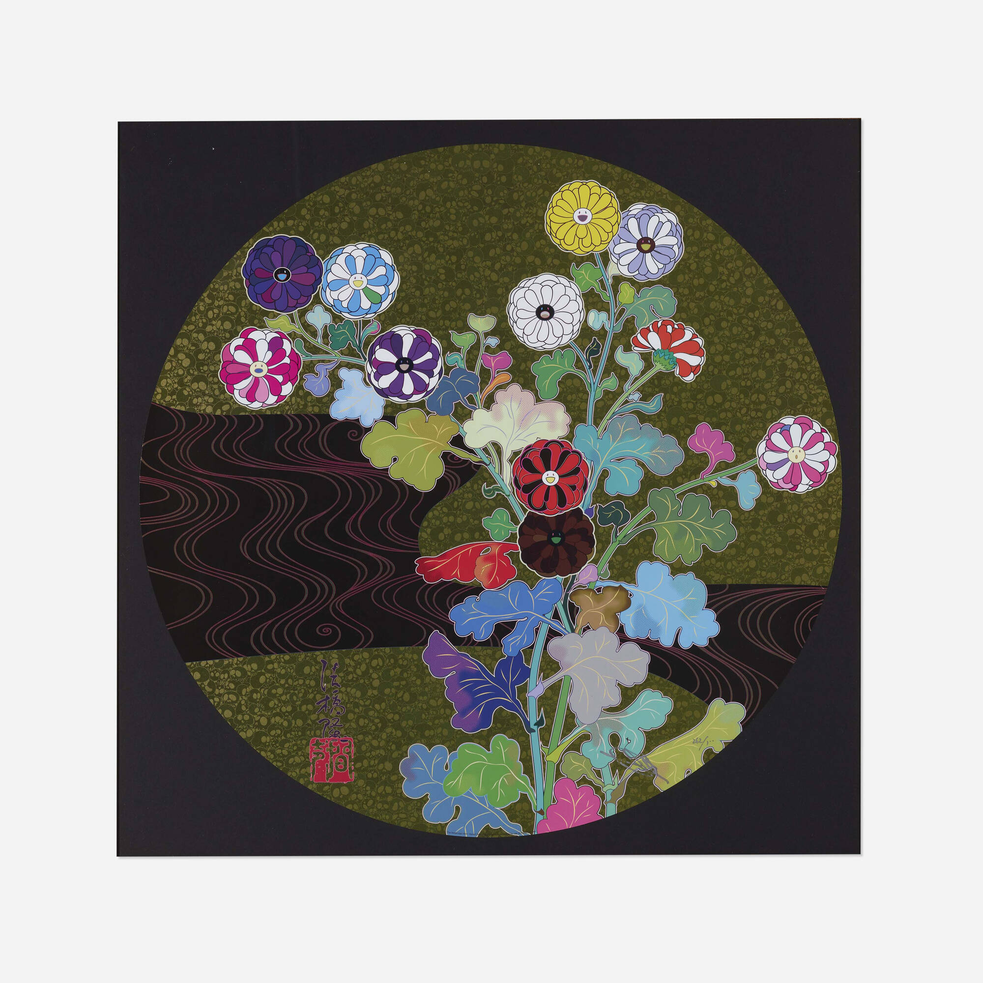takashi murakami designs rugs for louis vuitton