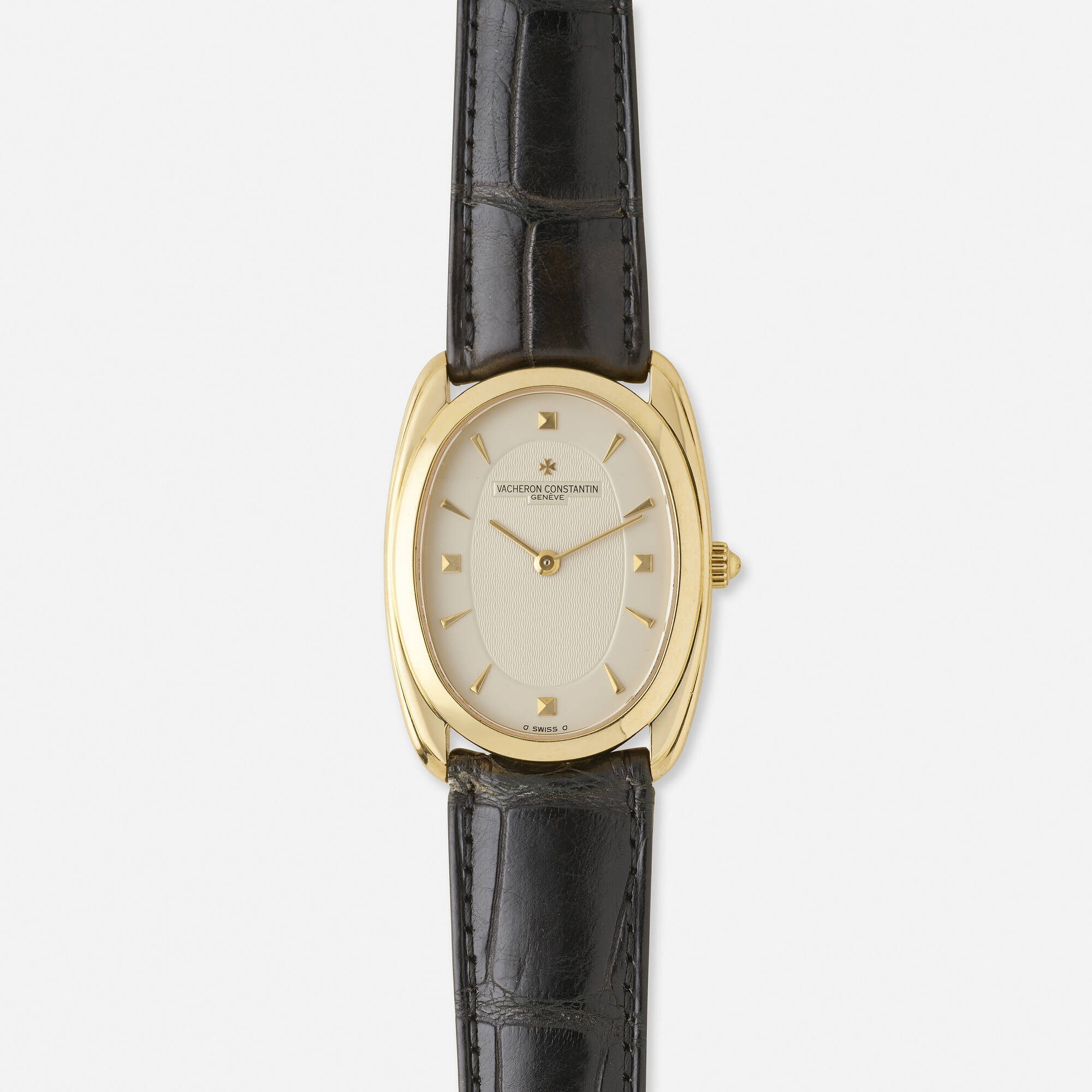 459: VACHERON CONSTANTIN, gold Store 31110/000J Watches: Ref. wristwatch, leather Auctions \'Les < < Auctions September Historiques\' A 30 Rago | 2021 Collection, and Prominent